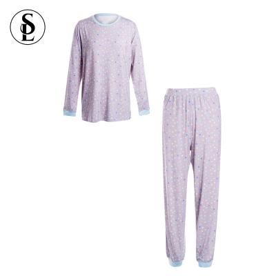 China QUICK DRY Long Sleeve Woman Bamboo Pajamas New Arrival Pijama Set Cotton 2 Piece Women Pajamas Wholesale for sale