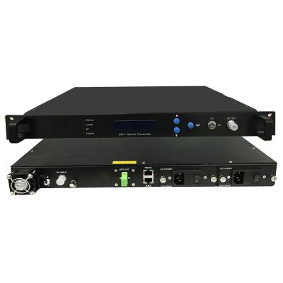 China CATV CATV Optical Transmitter 1550nm Direct Modulation 1*10 2*7 Optical Transmitter for sale