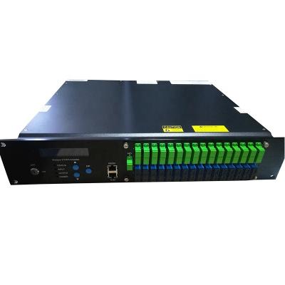 China 1550nm Optical Amplifier CATV EDFA GEPON 8 16 32 64 DB CATV EDFA 19*14.7*3.5 WDM EDFA 19db 22db 23 ports for sale