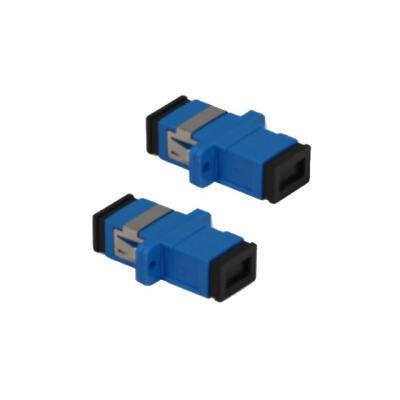 China Manufacturer SC/UPC fiber optic duplex communication system simplex singlemode optical fiber adapter factory price for sale