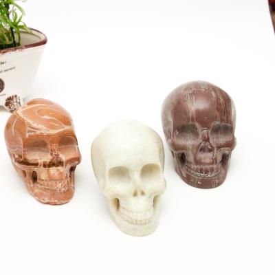 China China hot sale jade quartz skull yellow crystal fengshui and healing stone healing natural stones crystals for decoration and gifts for sale