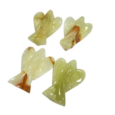 China China Hot Selling High Quality Natural Crystals Healing Stones Afghanistan Jade Angel Carving Piece For Decoration And Gifts for sale