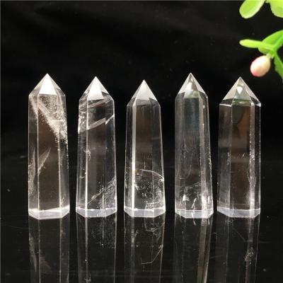 China China Best Selling Bulk Wholesale Clear Point Crystal Healing Reiki Quartz Point White Crystal Towers For Sale for sale