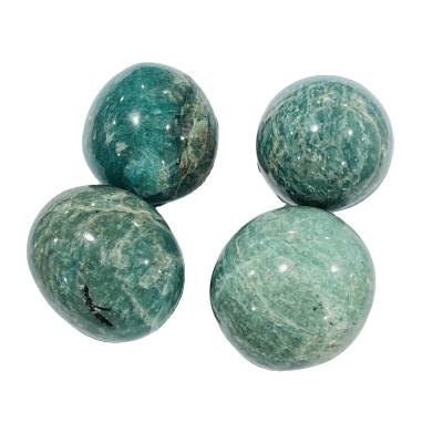 China Wholesale Natural China Crystals Healing Stones Amazonite Palm Stone Healing Stone for Decoration and Gifts for sale