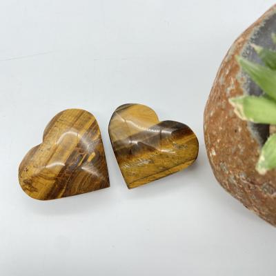 China China Best Quality Crystals Healing Stones Tiger Eye Stone Heart Natural Fengshui And Healing Crystal Stone For Decoration And Gifts for sale