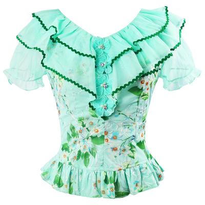 China Anti-pilling Fashion Original Design Women's Blouses Shirts Other Conventional Dresses Stand Support for sale