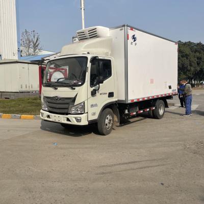 China FRP and PU Foam 3tons -5tons Thermo Carrier King Refrigerator Truck Refrigerated Van/Freezer Box Truck For African South American for sale