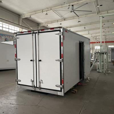 China Transport cheaper SKD frozen food GRP insulated truck body for transport frozen food truck insulated body for sale insulation food truck body for sale