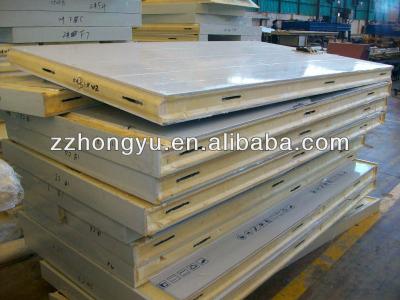 China Refrigeration parts refrigeration plant panel/PU insulation panel/sandwich panel for sale