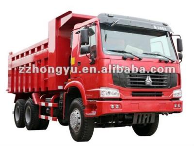 China popular type 30-40tons howo straight driver truck /dump truck type > 8L for sale