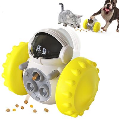 China Viable Wholesale Dog Toys Chew Driver Transparent Loft Flip Multifunctional Pet Toy for sale