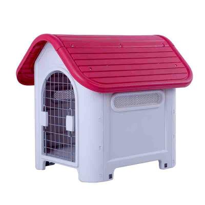 China New Big Breathable Hot Sales Outdoor Dog Cage Rainproof Washable Plastic Dog House for sale