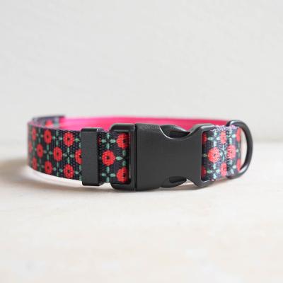 China Custom Lights OEM Dog Collar and Leash Set Fashion Dog Collars Designer Buckle Dog Collar for sale