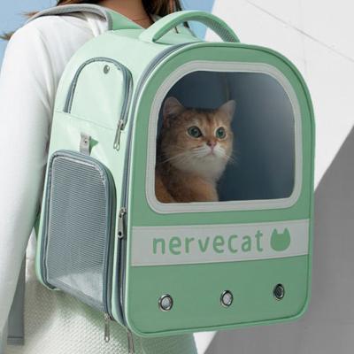 China Low Price Viable High Quality PU Material Outdoor Travel Carry Bag Pet Carrier Shoulder Luggage Cat Dog Pet Bag Carrier Bag for sale