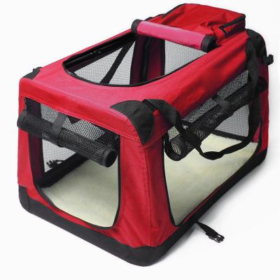 China Sustainable Top Selling Airline Approved Custom Foldable Portable Pet Carrier Bag Dog Cat Travel Bag for sale