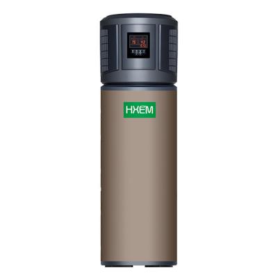 China Household Power World Air Source Heat Pumps All In One Heat Pump Water Heaters For Family Use With 150l 200l 300l for sale