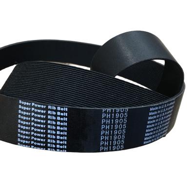 China Low V-Belt Multi Ribbed High Quality Noisy Rubber Poly V Ribbed PH PH1905 Compress for sale