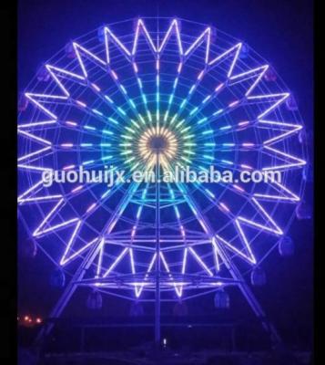 China Attractive Medium Large 42m China Ferris Wheel Amusement Rides With LED Lights And Music 28m*31m for sale