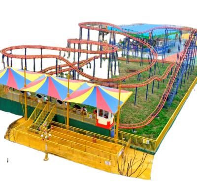 China Wholesale Attractive Metal Amusement Park Ride 180m Spinning Roller Coaster for sale