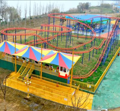 China Amusement Park Equipment Metal Rides Manufacturer Small Roller Coaster for sale