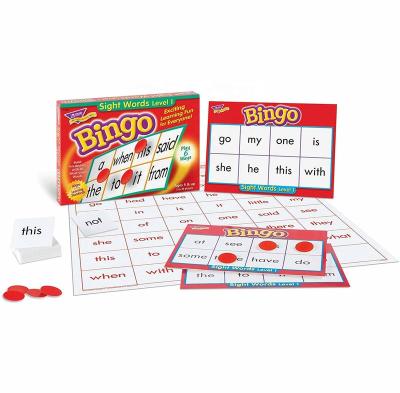 China Entertaiment Game Cards Bingo Board Game Set Hot Selling Family Baby Bingo Drinking Board Game for sale