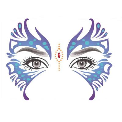 China Wholesale 100pcs Temporary Face Tattoo Stickers Temporary / Custom Waterproof Decorative Sticker Tattoo for sale