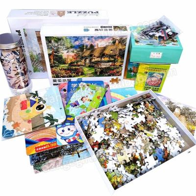 China Wholesale Thick Adult Educational Toy Cardboard Customized 1000 Pcs Puzzle for sale