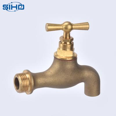 China High Quality Antique Brass Washing Machine Bibcock Faucet Washing Machine Faucet for sale