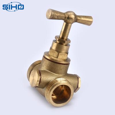 China Factory Price Male Thread General Brass Gate Valve With Conduit for sale