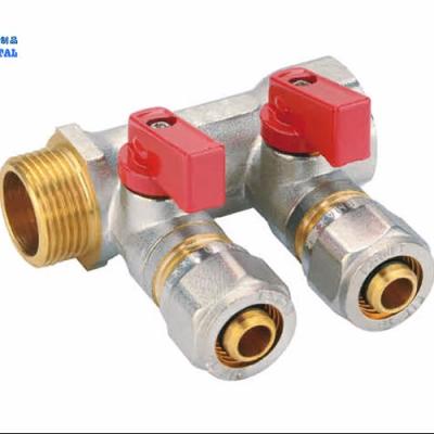 China General Brass Miscellaneous Thread Standard Instrument Manifold Valves Water Temperature Brass Color Ball Manual General OEM Normal NC; ZHE for sale