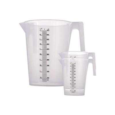 China 5 liter (5000ml) viable plastic graduated measuring cup and mixing jug for sale