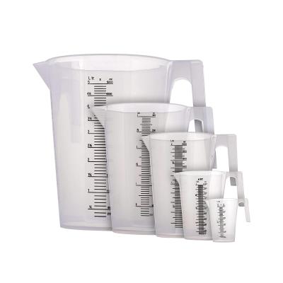 China High quality reusable plastic measuring cup workable for various liquid and solid universal sizes for sale