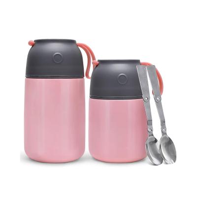 China High quality customized PORTABLE 730ml thermal container, stainless steel thermal food container for baby food, soups, cereal to go for sale