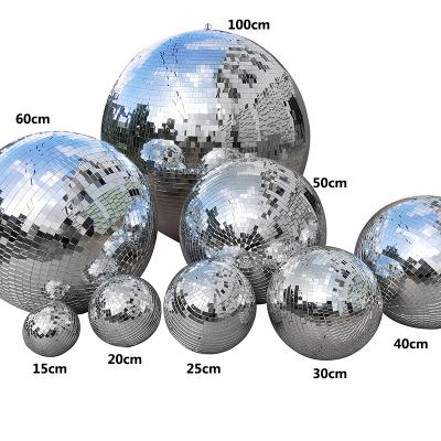 China Wholesale *Glitter Goods*Spot Mini Disco Ball Mirror Disco Ball Ornament Bars Concerts Glass Hanging Disco Ball Large for sale