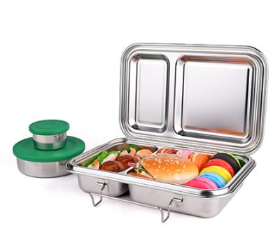 China Leak-proof stainless steel BPA food freshness preservation container aohea free adult children desktop lunch box for sale