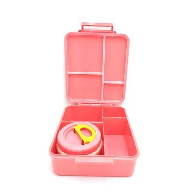 China Folding Tiffin Lunch Box Bento Food Storage Silicone Plastic Cool Aohea Thermos Food Jar 304 Stainless Steel Bowl for sale