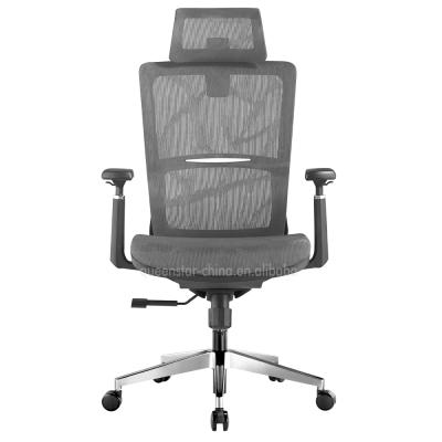 China (Size) QS-FMC07 Adjustable Home Work Office Furniture Full Mesh Executive Office Chair Back Ergonomic High Swivel for sale