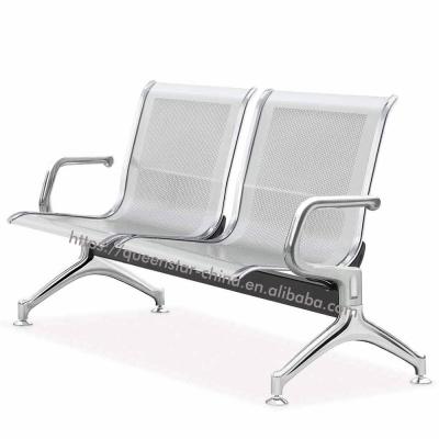 China QS-WTC03 3seaters Chair Public Waiting Chair Airport Chair Metal Waiting Waiting Chairs for sale