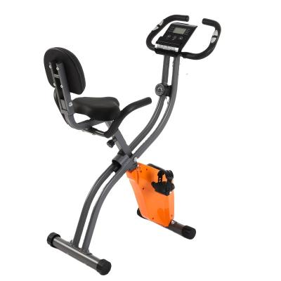 China Home Use Exercise Bike X Recumbent Recumbent Stationary Foldable Magnetic Bike 3 in 1 Exercise Bike with Arm Resistance Bands Punching for sale