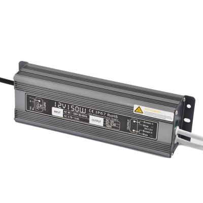 Cina AC DC LED Waterproof Power Supply IP67 12V 12.5A 150W Outdoor LED Driver in vendita