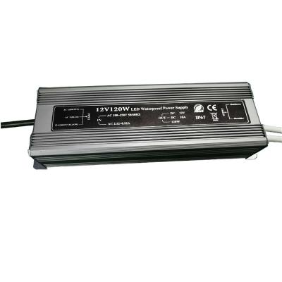 중국 120V 220V 240V AC to DC 12V Volt LED Transformer Waterproof IP67 Power Supply 10A 120W 판매용