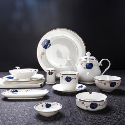 China European types of viable new design bone china dinner set for sale