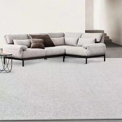 China Modern Plain Weave Porcelain Carpet French Style Wool Rug And Blanket for sale