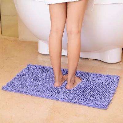 China Washable Luxury Microfiber Noodle Flip Rug Shaggy Bath Blanket Keset for sale