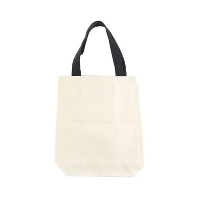 China Ecological; Reusable; Biodegradable Wholesale Custom Print Canvas Handle Promotional Tote Bag 100% Cotton Canvas Tote Bag With Zipper And Inner Pocket for sale