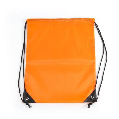 China 2022 New Polyester Fabric Drawstring Waterproof Pouch Nylon Waterproof Backpack for sale