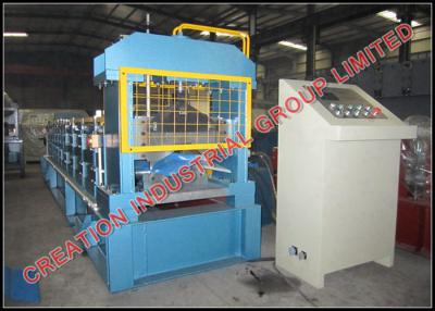 China Prepainted Steel V Shaped Roofing Ridge Cap Roll Forming Machine for sale