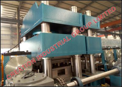 China Automatic Freeway Crash Barrier / Highway Guardrail Roll Forming Machine for sale