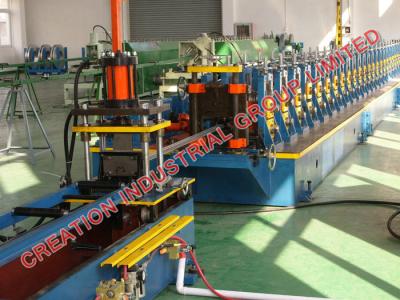 China Stainless Steel Shelf Storage Cabinet Shelving Rack Rollforming Production Line zu verkaufen