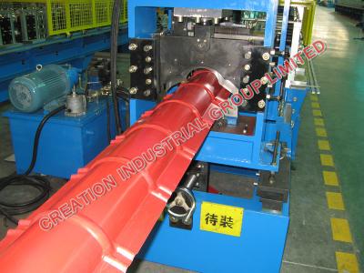 China Automatic Ridge Cap Machine Colored Prepainted Sheet Metal Roll Forming Machines for sale